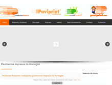 Tablet Screenshot of paviprint.com